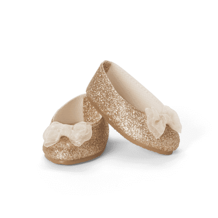 American Girl® x Janie and Jack Glitter & Bows Shoes for 18-inch Dolls