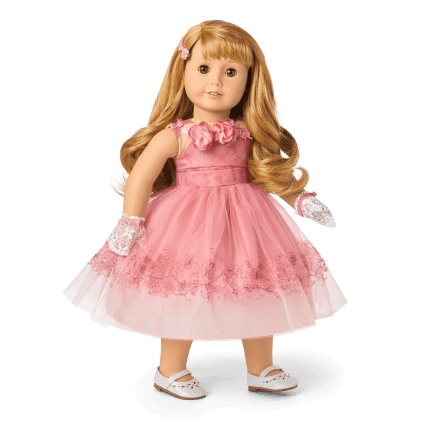 Maryellen’s™ Pretty Pink Dress for 18-inch Dolls (Historical Characters)