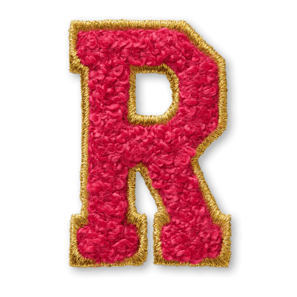 AG™ Letter R Stick-On Patch