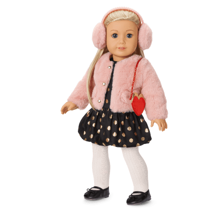 American Girl® x J.Crew Bubble-Skirt Party Outfit, Jacket & Accessories Bundle for 18-inch Dolls