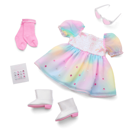 October Opal Obsession Outfit for 18-inch Dolls