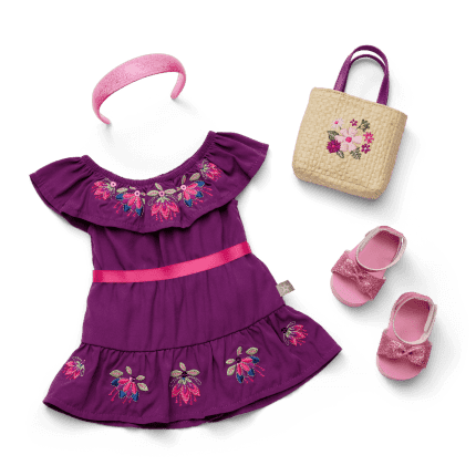 Raquel's Beach Party Dress for 18-inch Dolls (Girl of The Year 2026) Raquel's Beach Party Dress for 18-inch Dolls (Girl of The Year 2026)