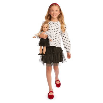 American Girl® x J.Crew Polka-Dot Top & Tulle Skirt Bundle for Girls & 18-inch Dolls