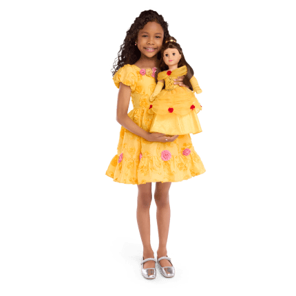 American Girl® Disney Princess Belle 18-inch Doll & Dress for Girls Bundle