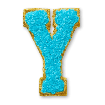 AG™ Letter Y Stick-On Patch