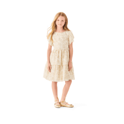 American Girl® x Janie and Jack Sparkly Cream Celebration Dress for Little Girls & Girls