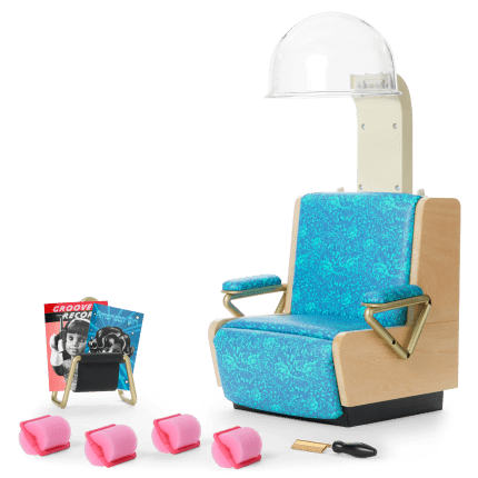 Melody’s™ Salon Chair & Accessories for 18-inch Dolls (Historical Characters)