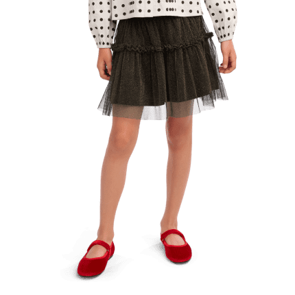 American Girl® x J.Crew Black Tulle Skirt for Girls