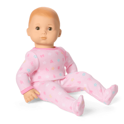 Bitty Baby® Doll #6 with red hair in Pastel Pink