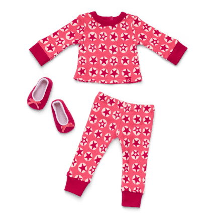 American Girl® x Hanna Andersson Berry Bright Stars Pajamas for 18-inch Dolls
