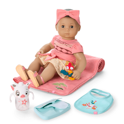 Disney Princess Moana Cuddle & Care Set with Bitty Baby® Doll by American Girl®