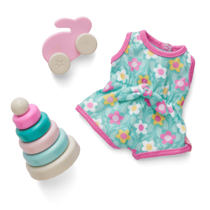 Little Bitty Baby™ Flower Romper & Play Set for 7.75-inch Dolls