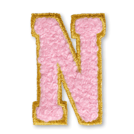AG™ Letter N Stick-On Patch