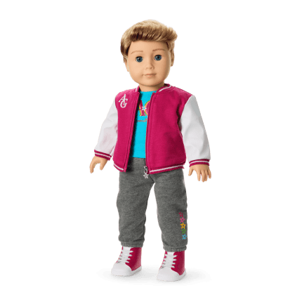 Truly Me™ 18-inch Doll #104 with straight caramel hair