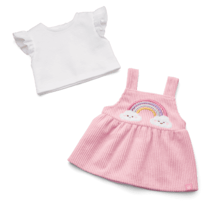 Rainbow Corduroy Outfit for Bitty Baby® Dolls