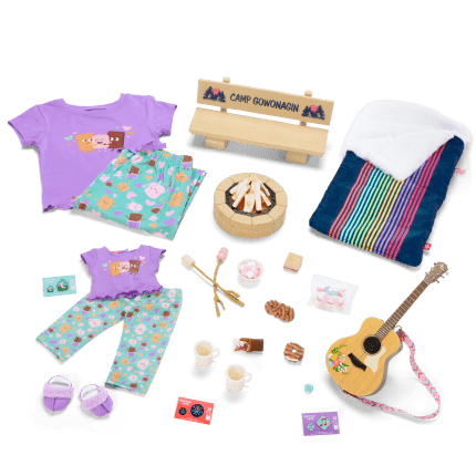 Daisy Davenport’s™ Campfire, Guitar & Matching PJs Bundle for Girls & 18-inch Dolls (Girl of the Year™ 2027)