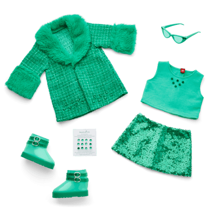 May Emerald Icon Outfit for 18-inch Dolls