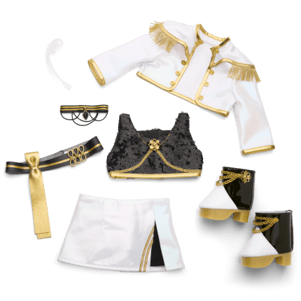American Girl® x KPop Demon Hunters HUNTR/X Mira “Golden Tour” Outfit for 18-inch Dolls