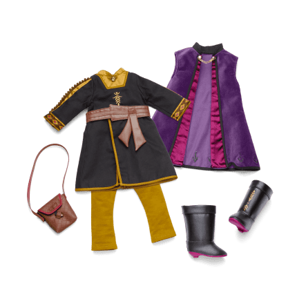 Disney Frozen Anna Adventure Outfit & Travel Bag for 18-inch Dolls by American Girl®