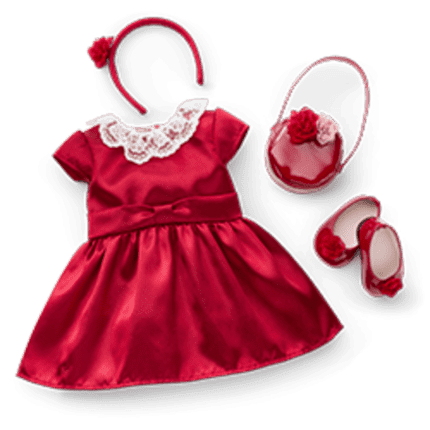Janie and Jack Holly-Red Party Dress