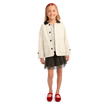 American Girl® x J.Crew Embellished Barn Jacket™, Polka-Dot Top & Tulle Skirt Bundle for Girls