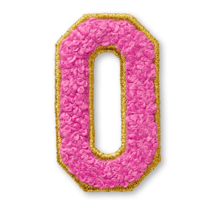 AG™ Letter O Stick-On Patch