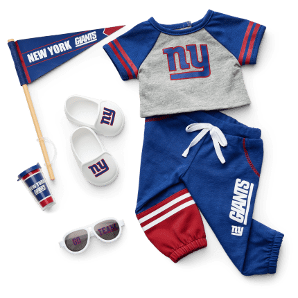 NFL New York Giants Fan Gear for Dolls American Girl