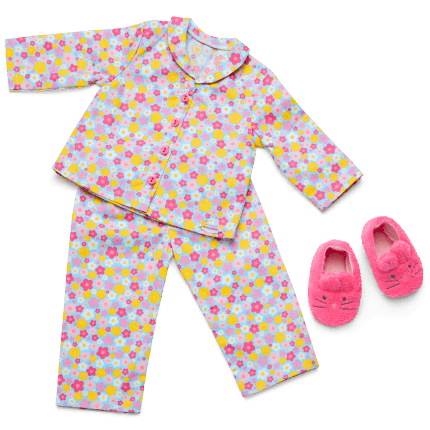 American girl pink pajamas 2025