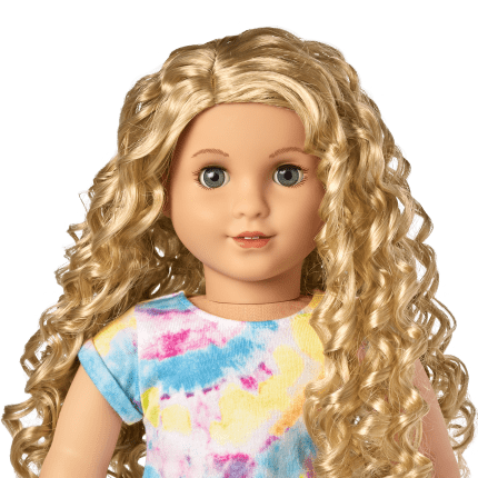 Truly Me 18 inch Doll 115 with curly blonde hair