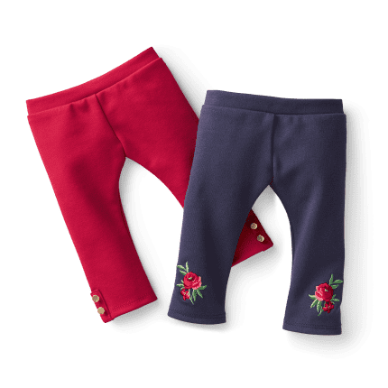 American Girl® x Janie and Jack Cozy Rose Leggings for 18-inch Dolls
