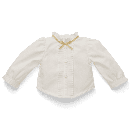 American Girl® x Janie and Jack Ruffles & Ribbon Blouse for 18-inch Dolls