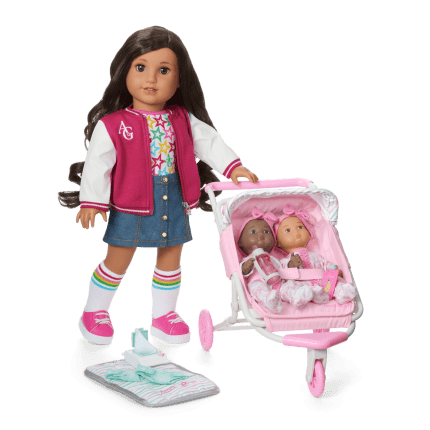 Little Bitty Baby™ Double Stroller Set for 7.75-inch Dolls