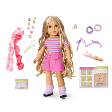 Long Hair Looks™ by Truly Me™ 18-inch Doll #133 & hair accessories