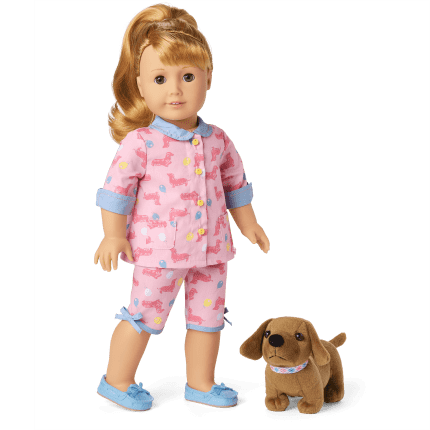 Maryellen’s™ Dachshund Pajamas & Dog (Historical Characters)