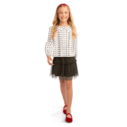 American Girl® x J.Crew Polka-Dot Top & Tulle Skirt Bundle for Girls