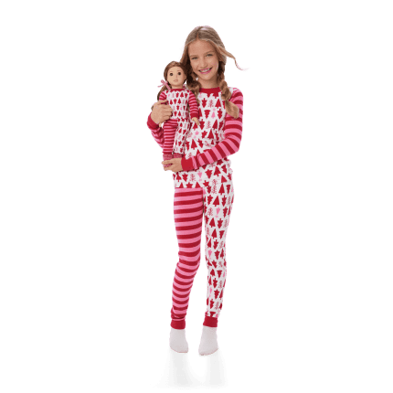 American Girl® x Hanna Andersson Holiday Treetops Pajamas for Girls & 18-inch Dolls