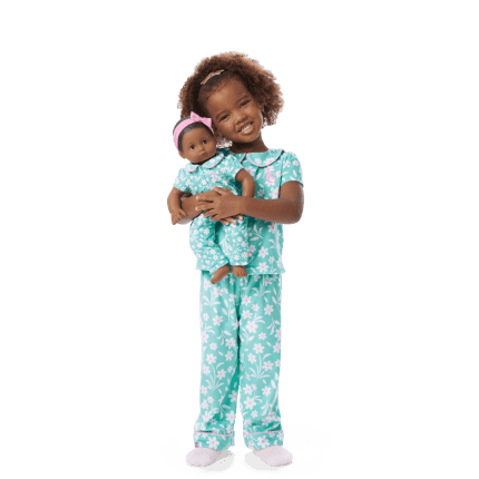 Flower Fun PJs for Little Girls & Bitty Baby® Dolls
