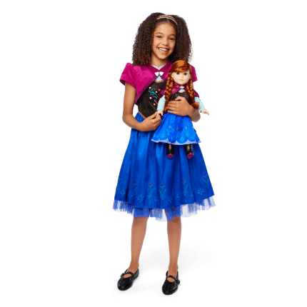 open lace back dress Disney Frozen Anna Womens Costume main image 0