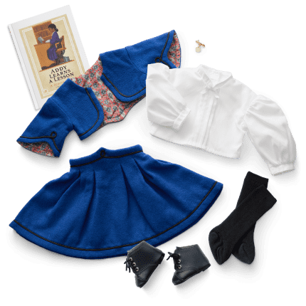 Addy’s™ School Outfit & Book (Historical Characters)
