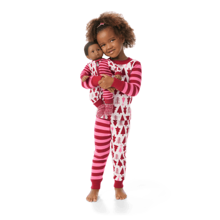 American Girl® x Hanna Andersson Holiday Treetops Pajamas for Little Girls & Bitty Baby® Dolls