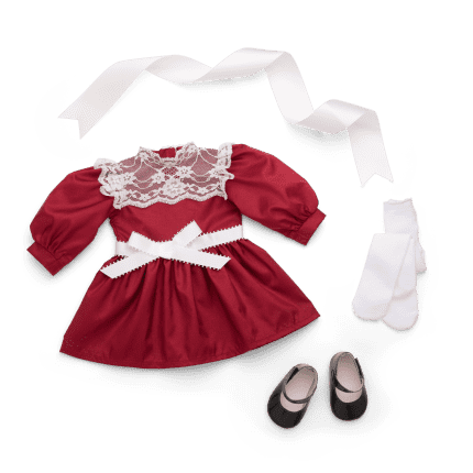 Samantha’s™ Cranberry Party Dress for 18-inch Dolls (Historical Characters)