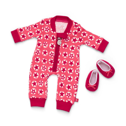 American Girl® x Hanna Andersson Berry Bright Stars Pajamas for Bitty Baby® Dolls