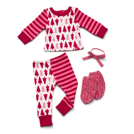 American Girl® x Hanna Andersson Holiday Treetops Pajamas for 18-inch Dolls