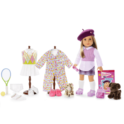 ’90s Twins Isabel’s™ Tennis Gift Set (Historical Characters)