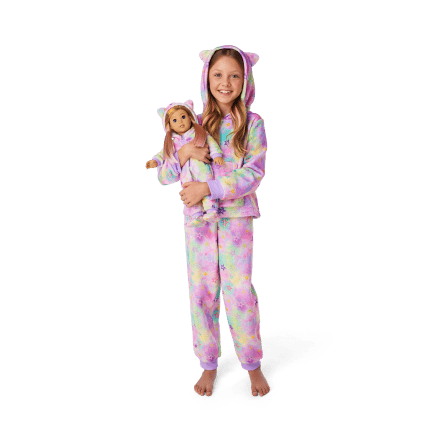 Summer s Stars Snuggles Pajamas for Girls 18 inch Dolls American Girl