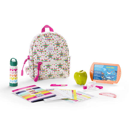 American Girl Doll Star Backpack American Fashion World Doll Pink