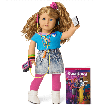 Courtney Doll Book and Courtney's Meet Accessory American Girl