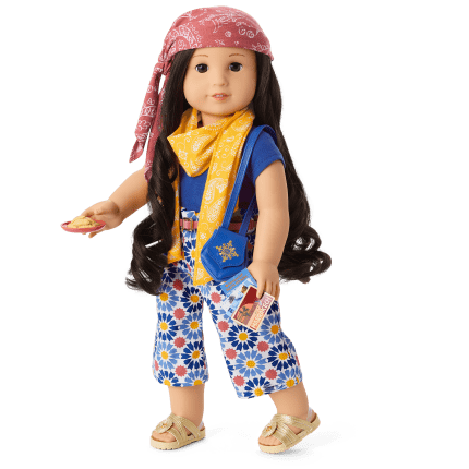 World Traveler in Morocco & Moroccan Souvenir Set for 18-inch Dolls