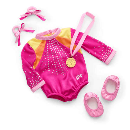 Lila's™ Gymnastics Competition Outfit for 18-inch Dolls (Girl of the Year™ 2024)
