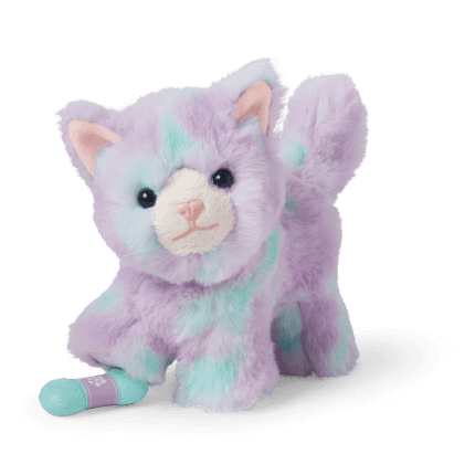 Purrpley Pink Kitty Cat for 18-inch Dolls
